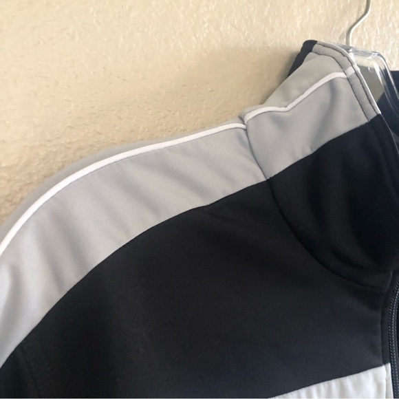 Puma Men’s Performance Black Gray Tricot Track Jacket Size M - Picture 6 of 16